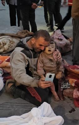 دردناک ترین سلفی دنیا در غزه گرفته شد+عکس