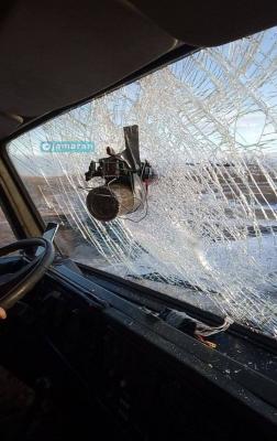 پهپاد انتحاری اوکراینی که در شیشه ماشین گیر کرده است + عکس 1 پهپاد انتحاری اوکراینی که در شیشه خودرو گیر کرده است + عکس