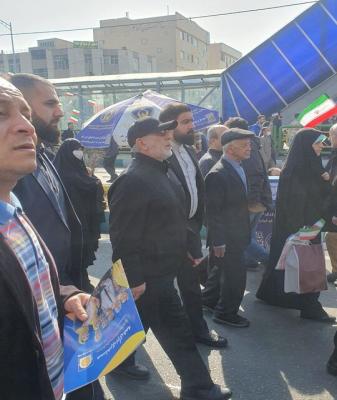 تصویری از حضور «سردار اسماعیل قاآنی» در راهپیمایی ۲۲ بهمن