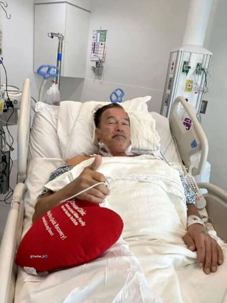 آرنولد زیر تیغ جراحی رفت/ عمل خطرناک آرنولد برای معاوضه مجدد دریچه قلب! + عکس_سودو تکنولوژی 4 آرنولد زیر تیغ جراحی رفت! + عکس | عمل خطرناک آرنولد برای تعویض دوباره دریچه قلبش!