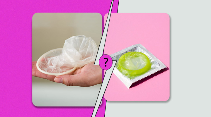 کاندوم زنانه؛ انواع، مزایا، معایب و روش استفاده_سودو تکنولوژی 6 تفاوت کاندوم زنانه و مردانه