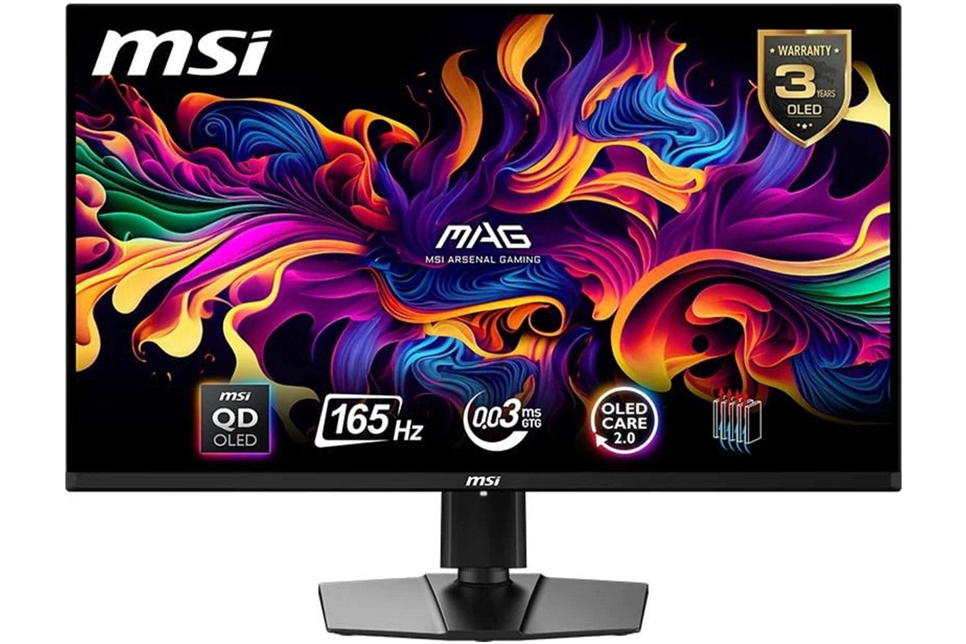 MSI چهار مانیتور شوقانگیز با پنل پیشرفته معارفه کرد_سودو تکنولوژی 2 مانیتور گیمینگ ام اس آی مدل MAG 321UP از نمای رو به رو