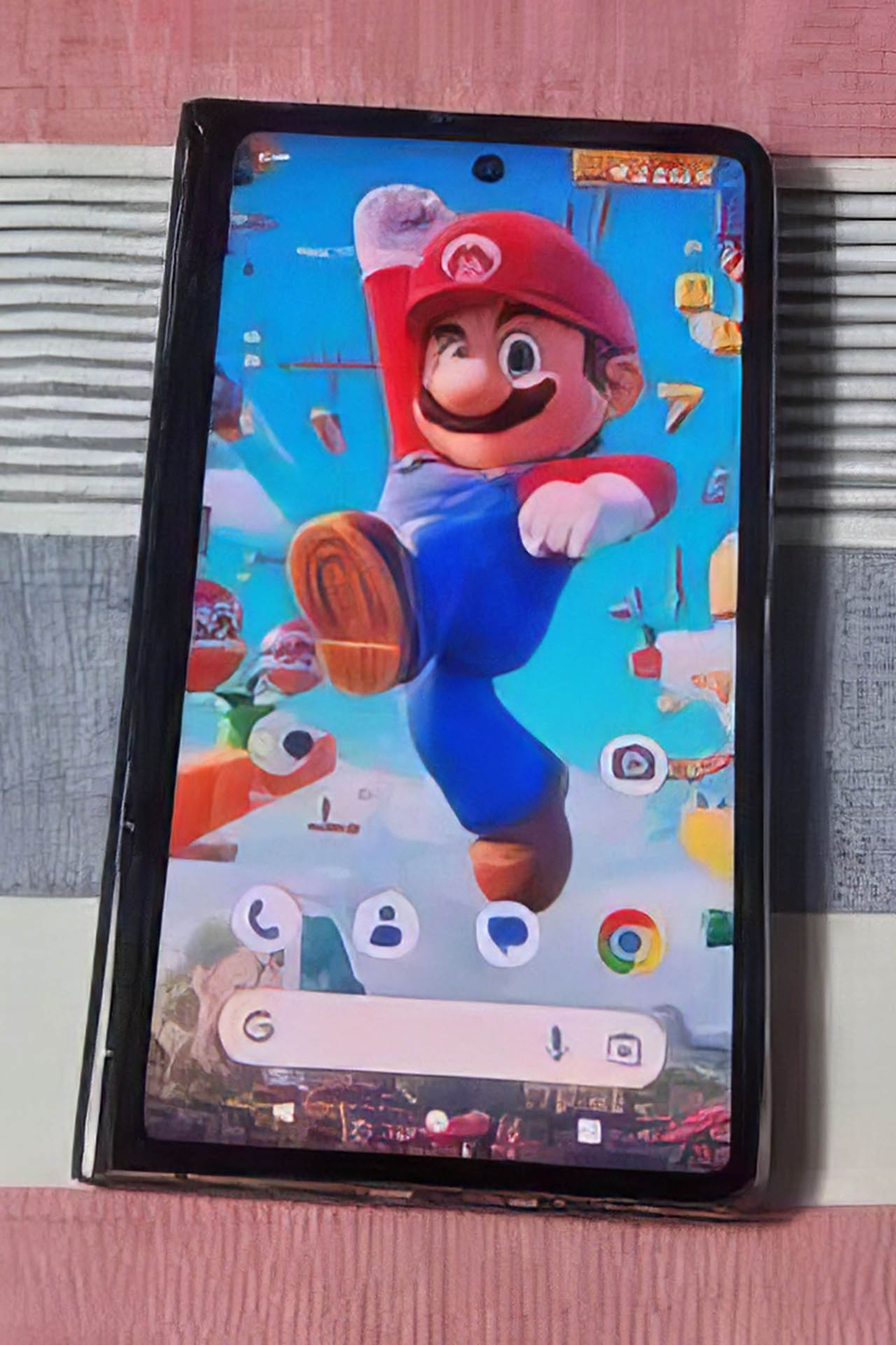 تصاویر نمونه آزمایشی پیکسل فولد لو رفت؛ دستگاهی که هیچ زمان تشکیل نشد_سودو تکنولوژی 16 صفحهنمایش بیرونی گوشی تاشو pipit از گوگل در حالت بسته