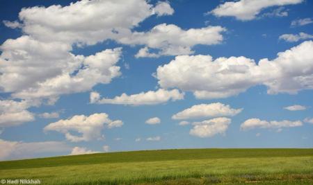 این تصویر ویندوز اکس‌پی نیست،  جاده بهاری و زیبای اردبیل سرچم است