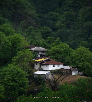 خانه‌ای زیبا و ساده که در ارتفاعات گیلان ساخته شده است+عکس
