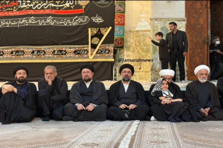 وجود مسعود پزشکیان در مراسم شب عاشورای حرم امام خمینی (ره)_سودو تکنولوژی 1 حضور مسعود پزشکیان در مراسم شب عاشورای حرم امام خمینی (ره)