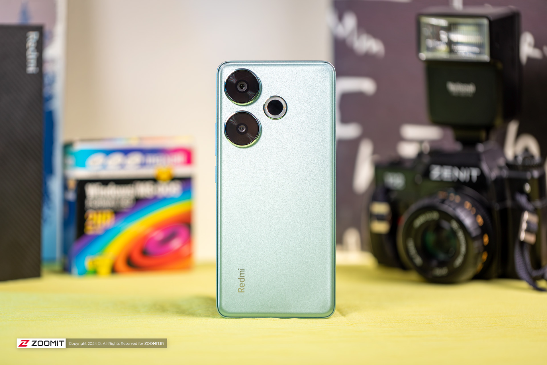 بازدید ردمی توربو ۳ (پوکو F6)؛ زیرسایه سنگین پوکو X6 پرو_سودو تکنولوژی 1 طراحی پشتی ردمی توربو ۳ / پوکو F6