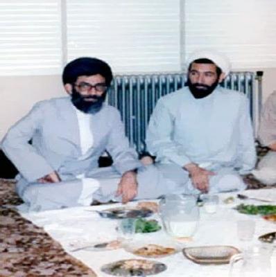 تصاویری از رهبر انقلاب در کنار شهیدان رجایی و باهنر