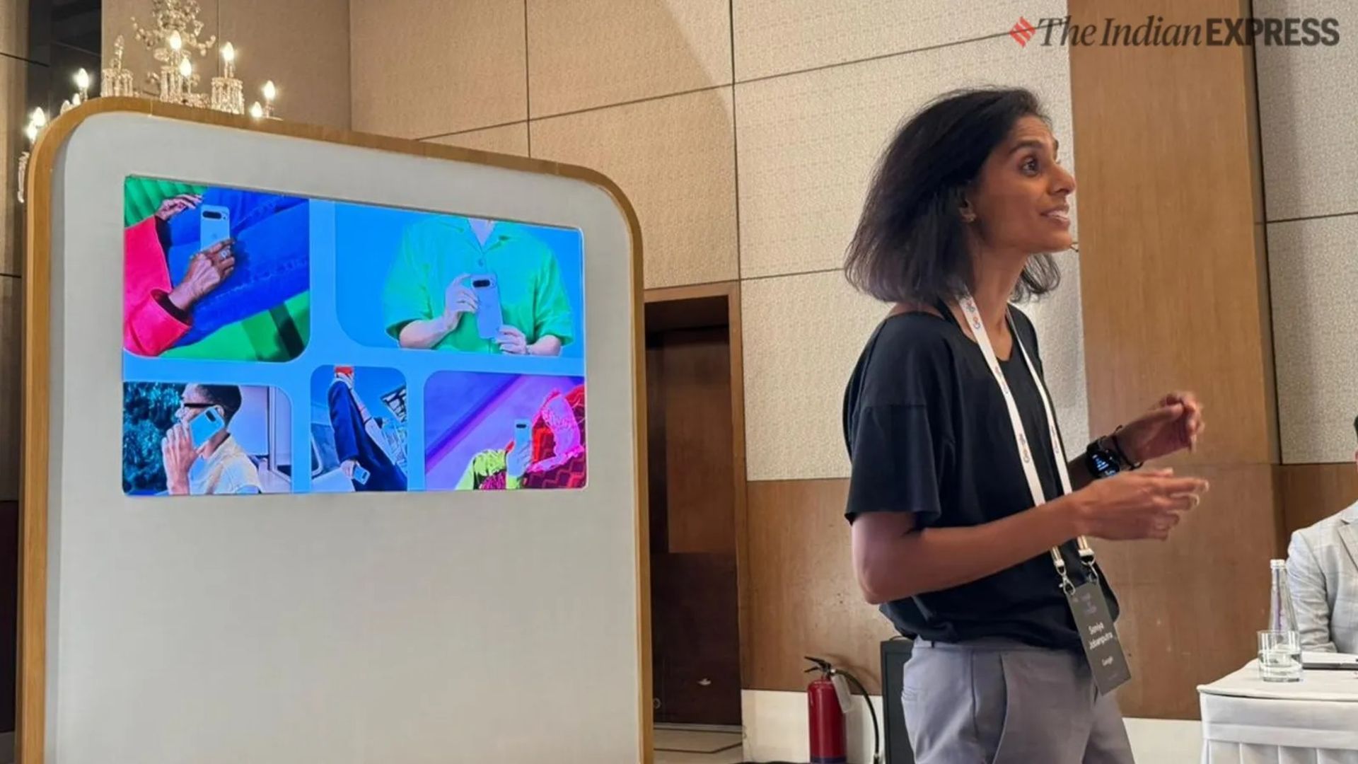 مدیرمحصول گوگل: ما بر بهبود کارکرد تراشه تنسور G4 در کاربریهای واقعی تمرکز داشتیم، نه بنچمارکها_سودو تکنولوژی 11 سونیا جوبانپوترا در حال صحبت از پیکسل ۹