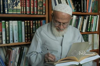 عکس | کتابخانه شخصی آیت الله محفوظی