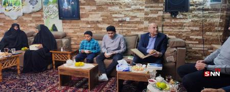 دیدار قالیباف با خانواده پدر صنعت موشک ایران +‌ عکس