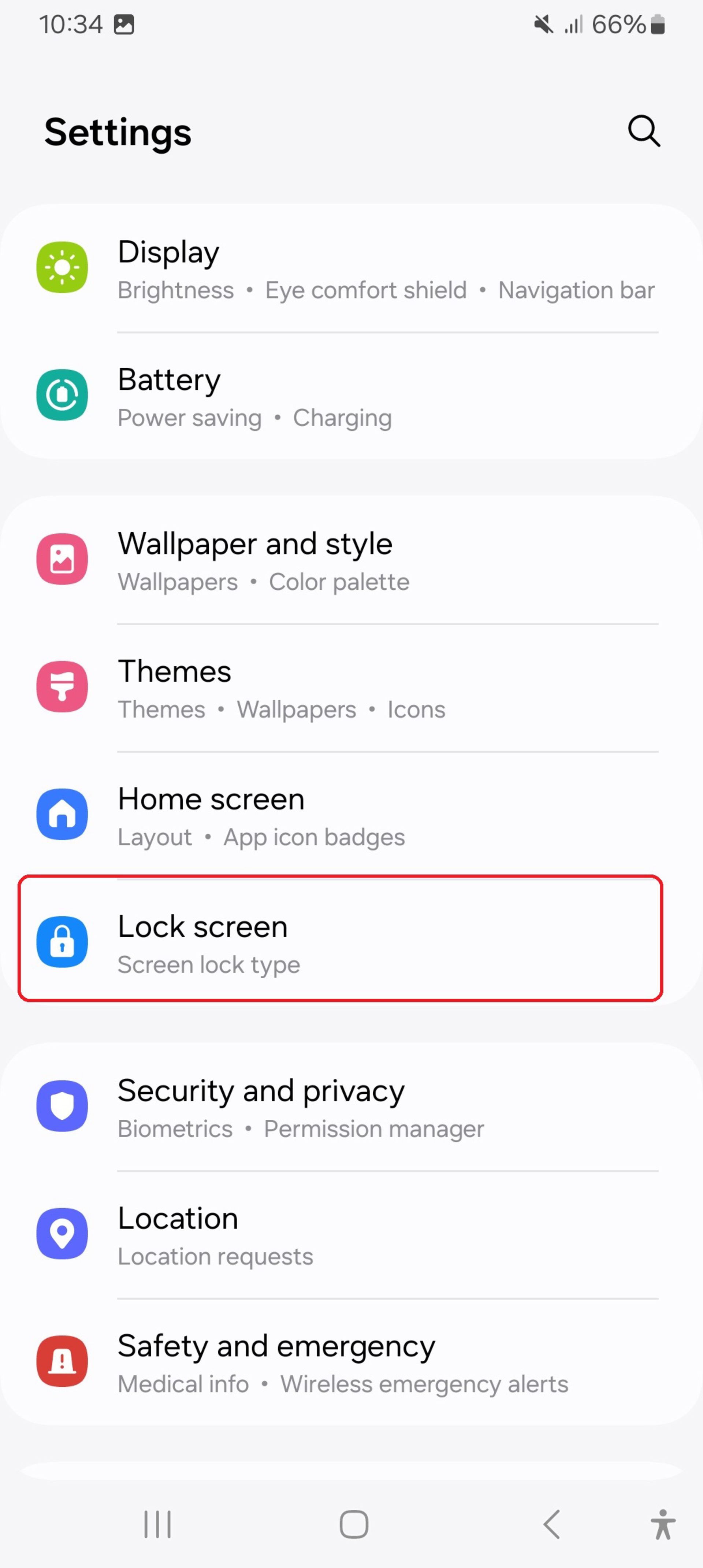 فعال کردن قابلیت Extend Unlock در گوشی سامسونگ مرحله ۱