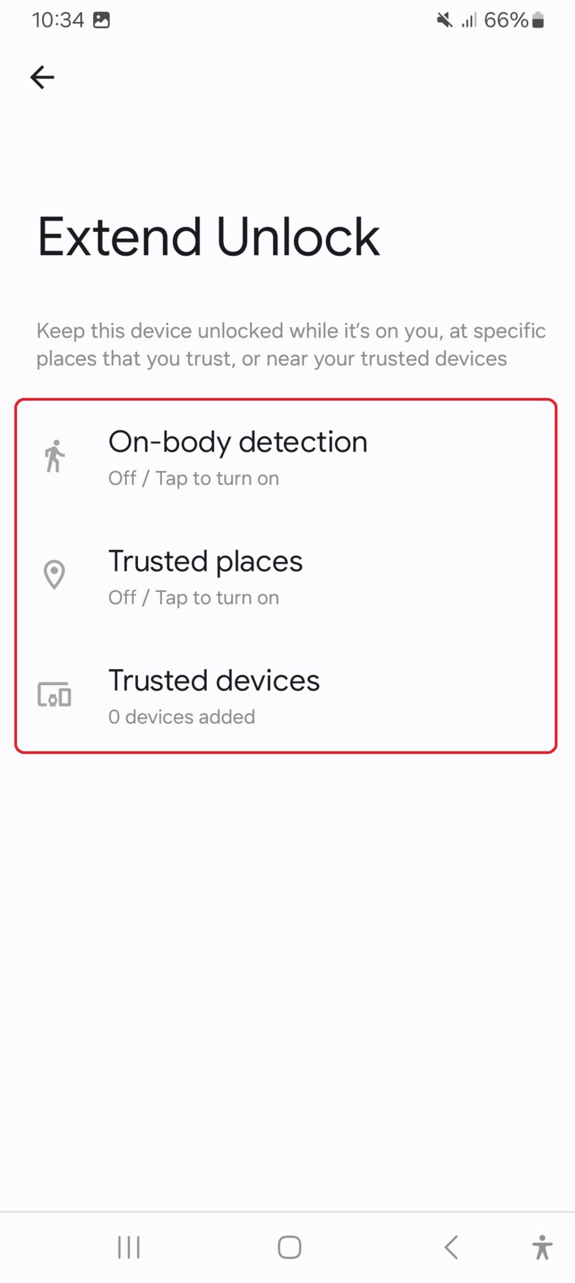 فعال کردن قابلیت Extend Unlock در گوشی سامسونگ مرحله ۴
