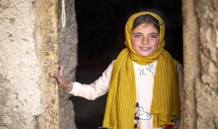 تصویری زیبا از یک دختر بختیاری