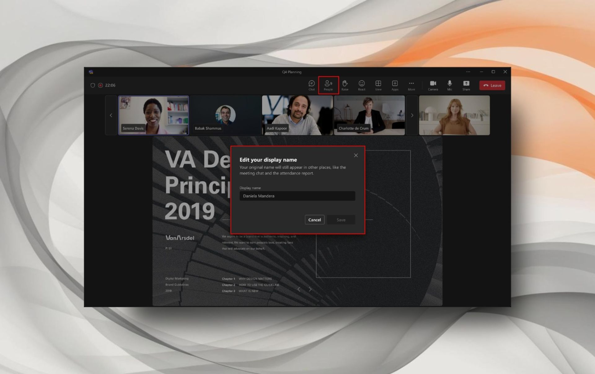 صفحه نرم افزار مایکروسافت تیمز