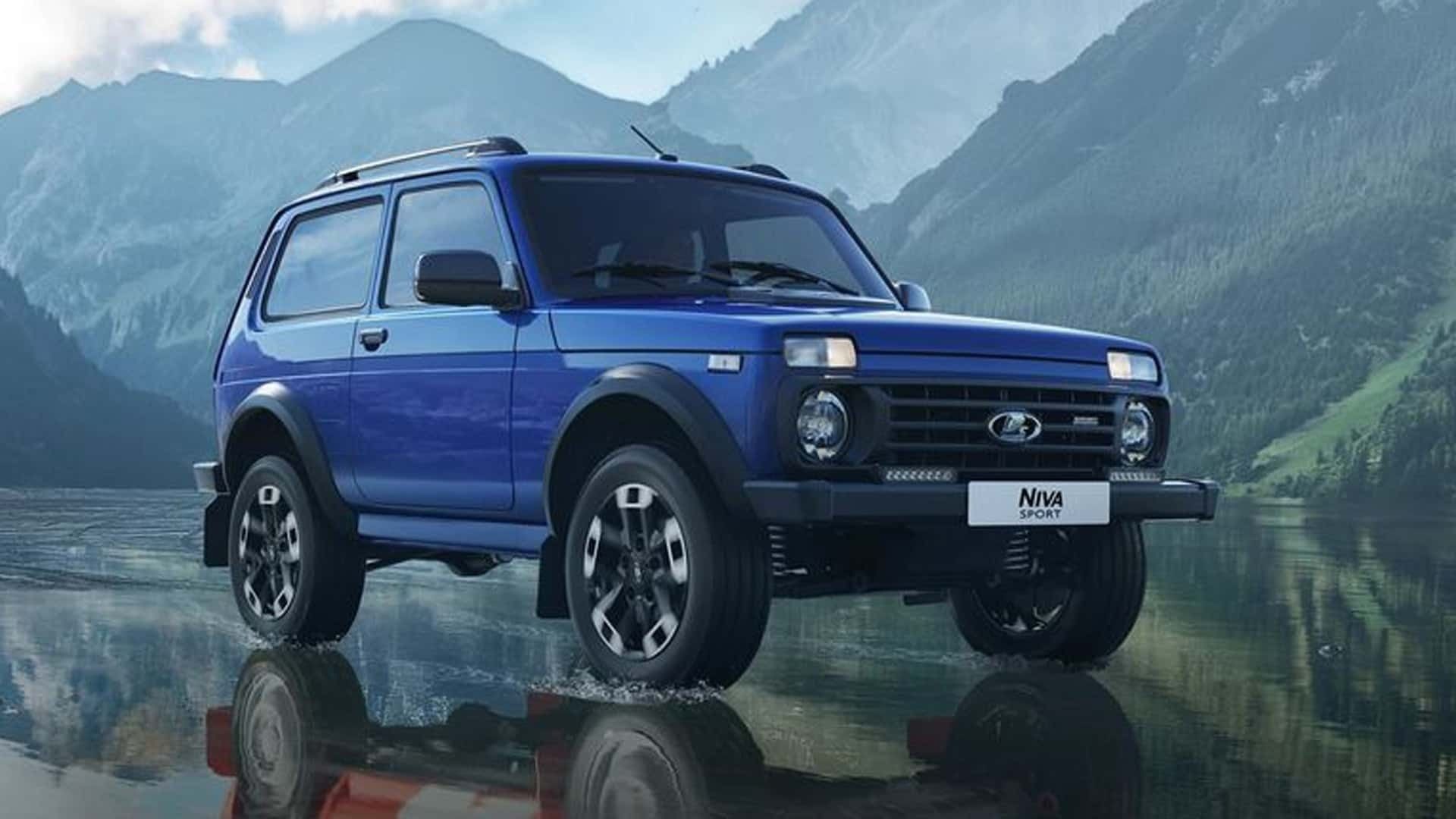 نمای کناری خودرو لادا نیوا اسپرت