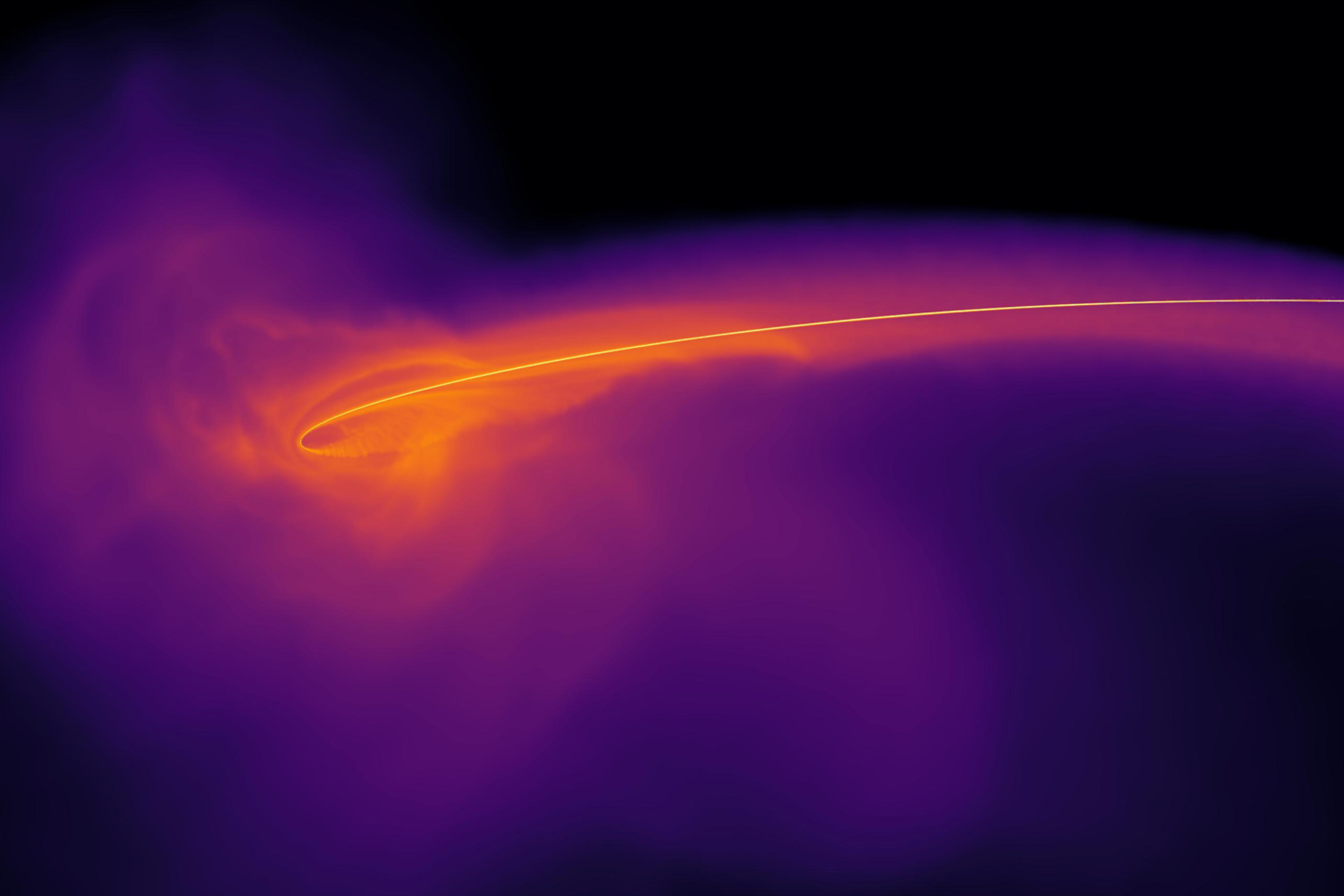 کشف رویداد کم‌سابقه: سیاه‌چاله‌ای سرگردان ستاره‌ای دوردست را بلعید