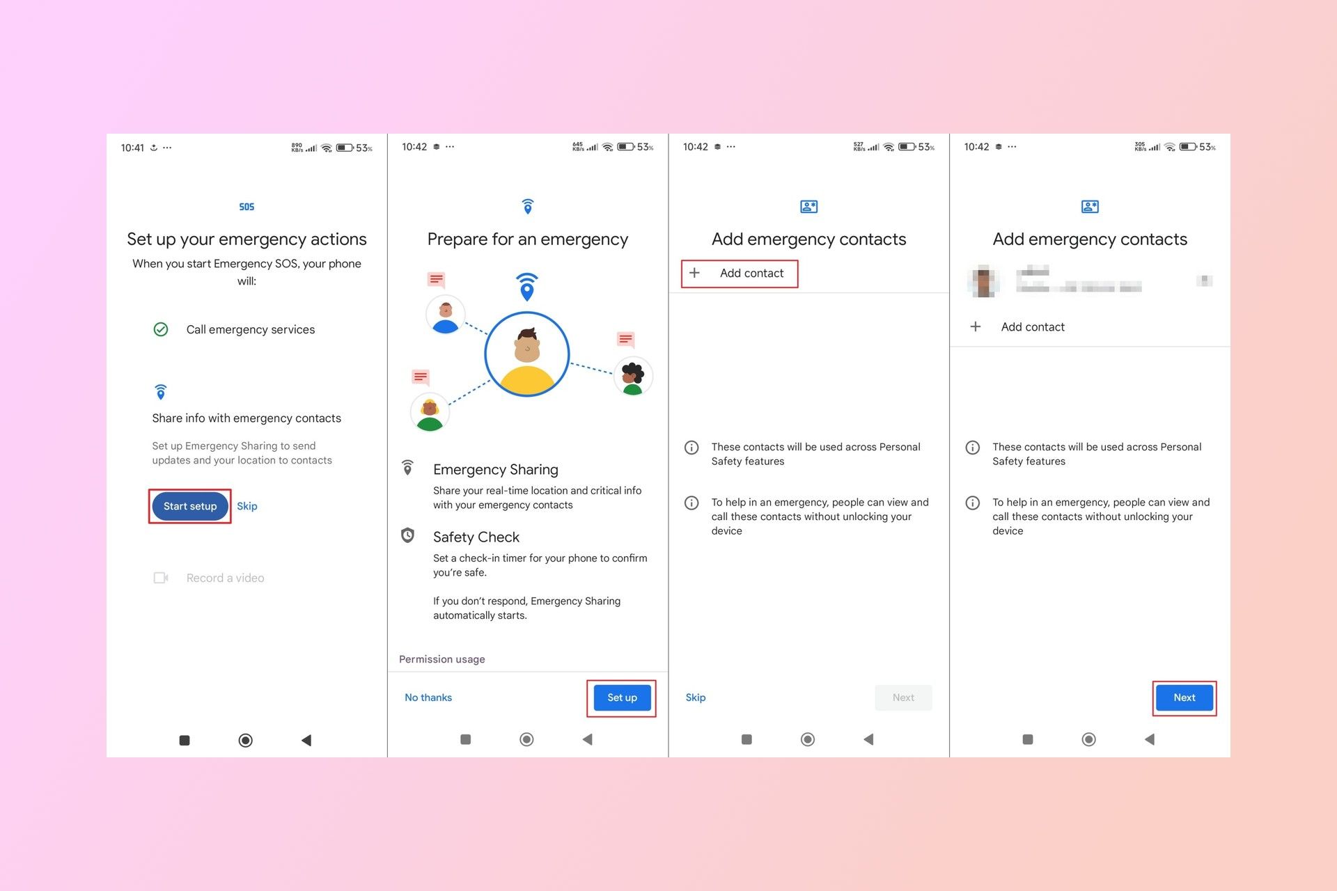 نحوه فعال سازی مطلب اضطراری در گوشی_سودو تکنولوژی 15 فعالسازی قابلیت پیام اضطراری در گوشی اندروید - قدم سوم
