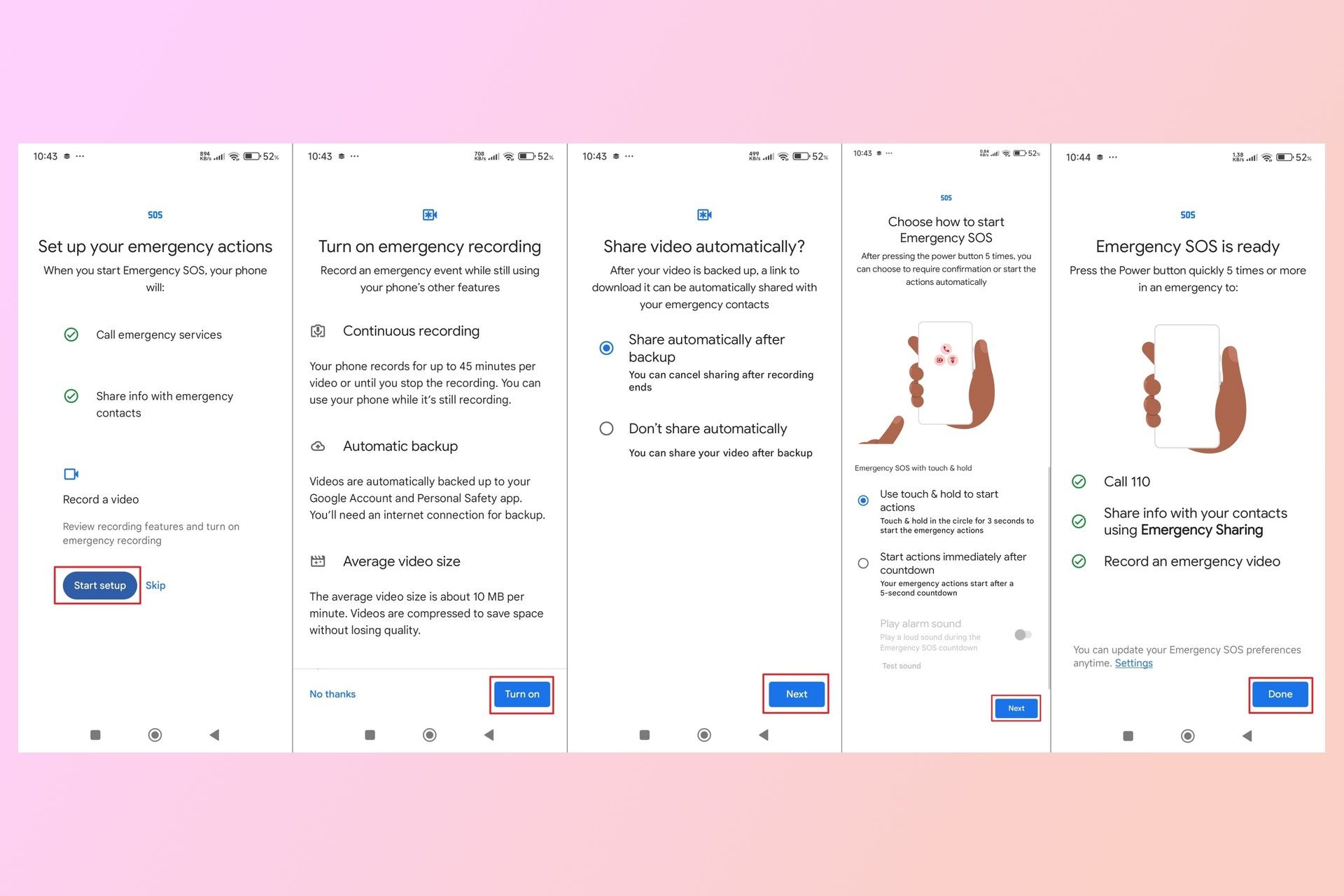 نحوه فعال سازی مطلب اضطراری در گوشی_سودو تکنولوژی 17 فعالسازی قابلیت پیام اضطراری در گوشی اندروید - قدم پنجم
