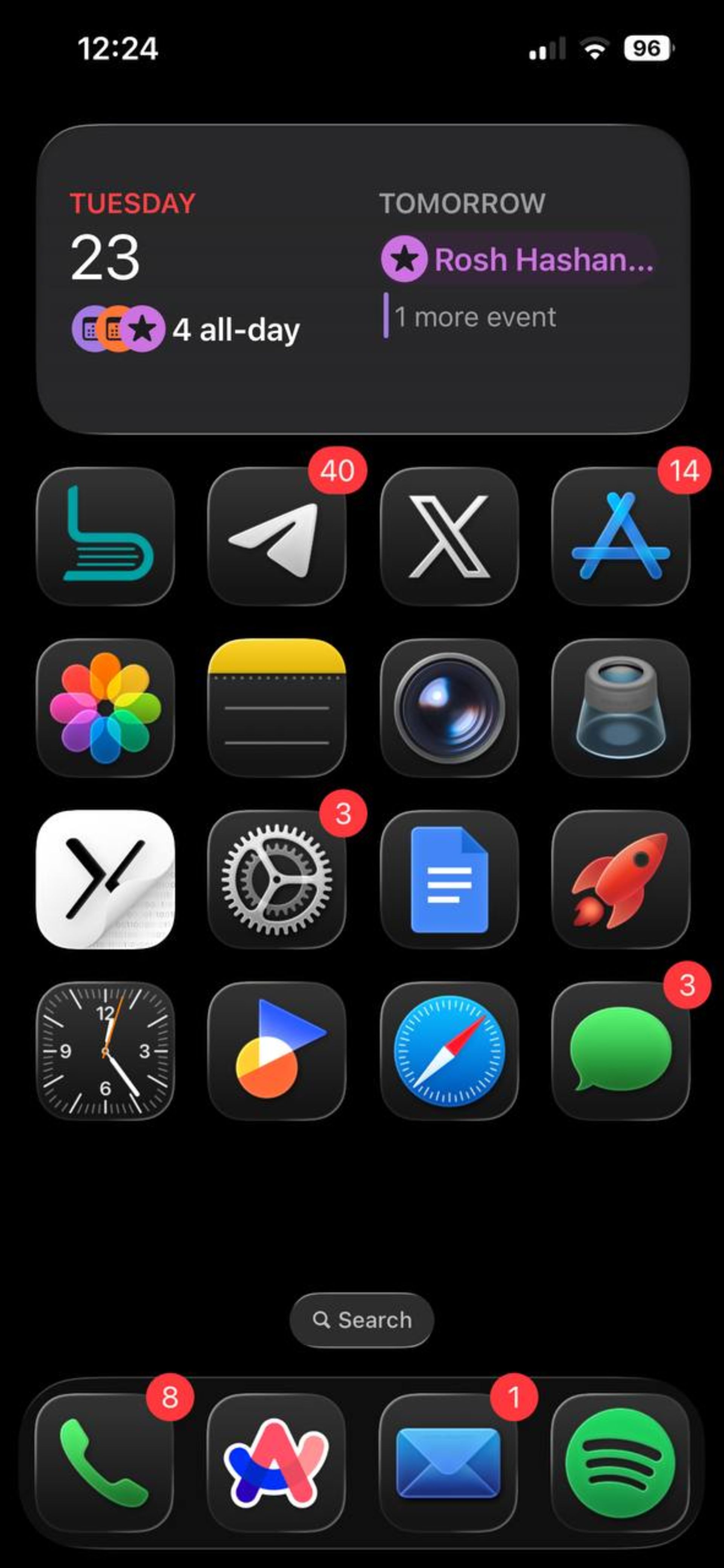 هاله دور آیکون‌ها در iOS 26