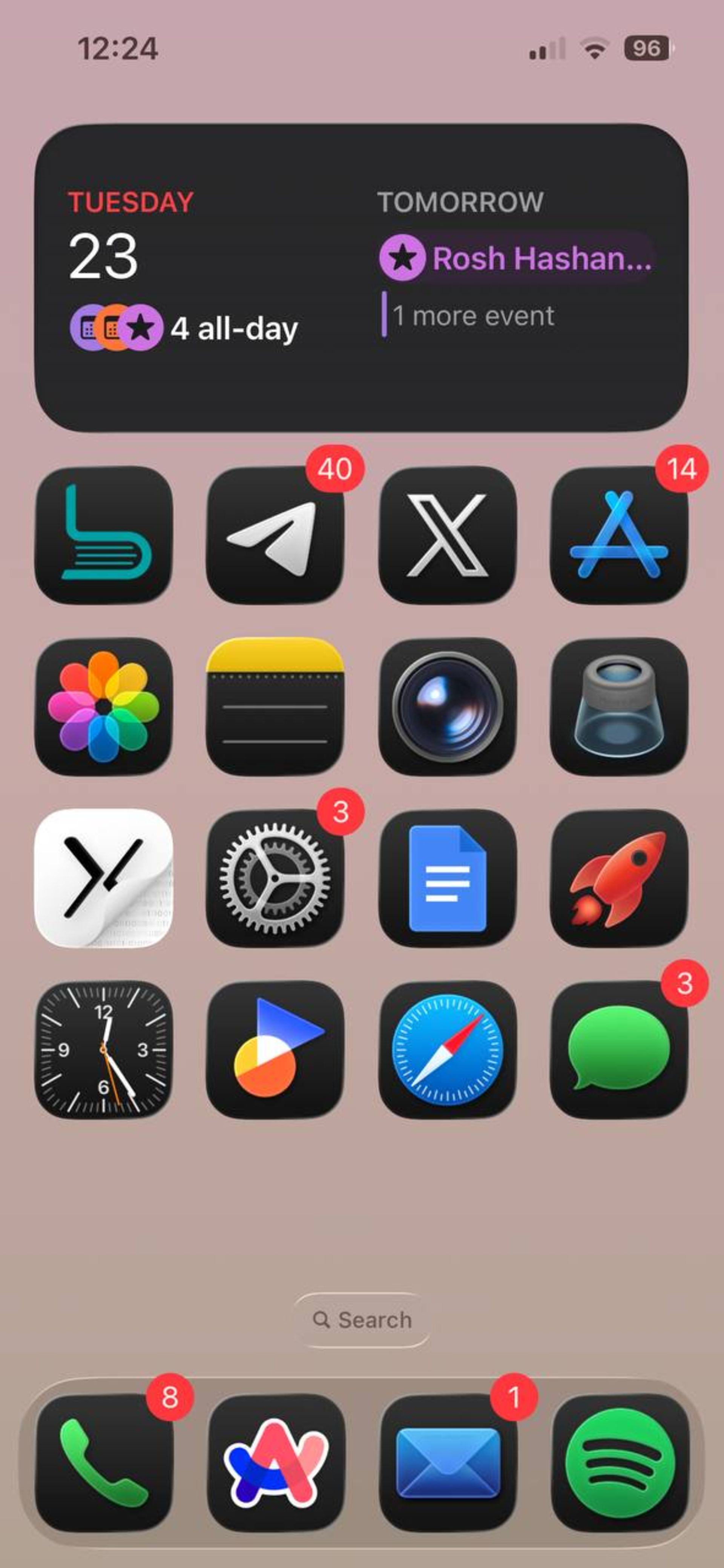 هاله دور آیکون‌ها در iOS 26