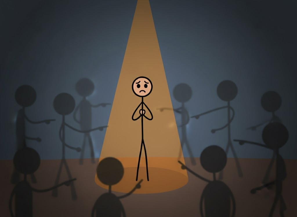 تاثییر اسپات لایت چیست و چرا دیگران آنقدر که فکر میکنید به شما دقت نمیکنند؟_سودو تکنولوژی 16 1761753913 507 تاثییر اسپات لایت چیست و چرا دیگران آنقدر که فکر